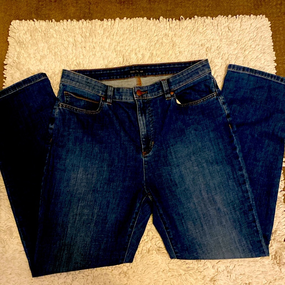 Eileen Fisher Straight Leg Jeans Size 14